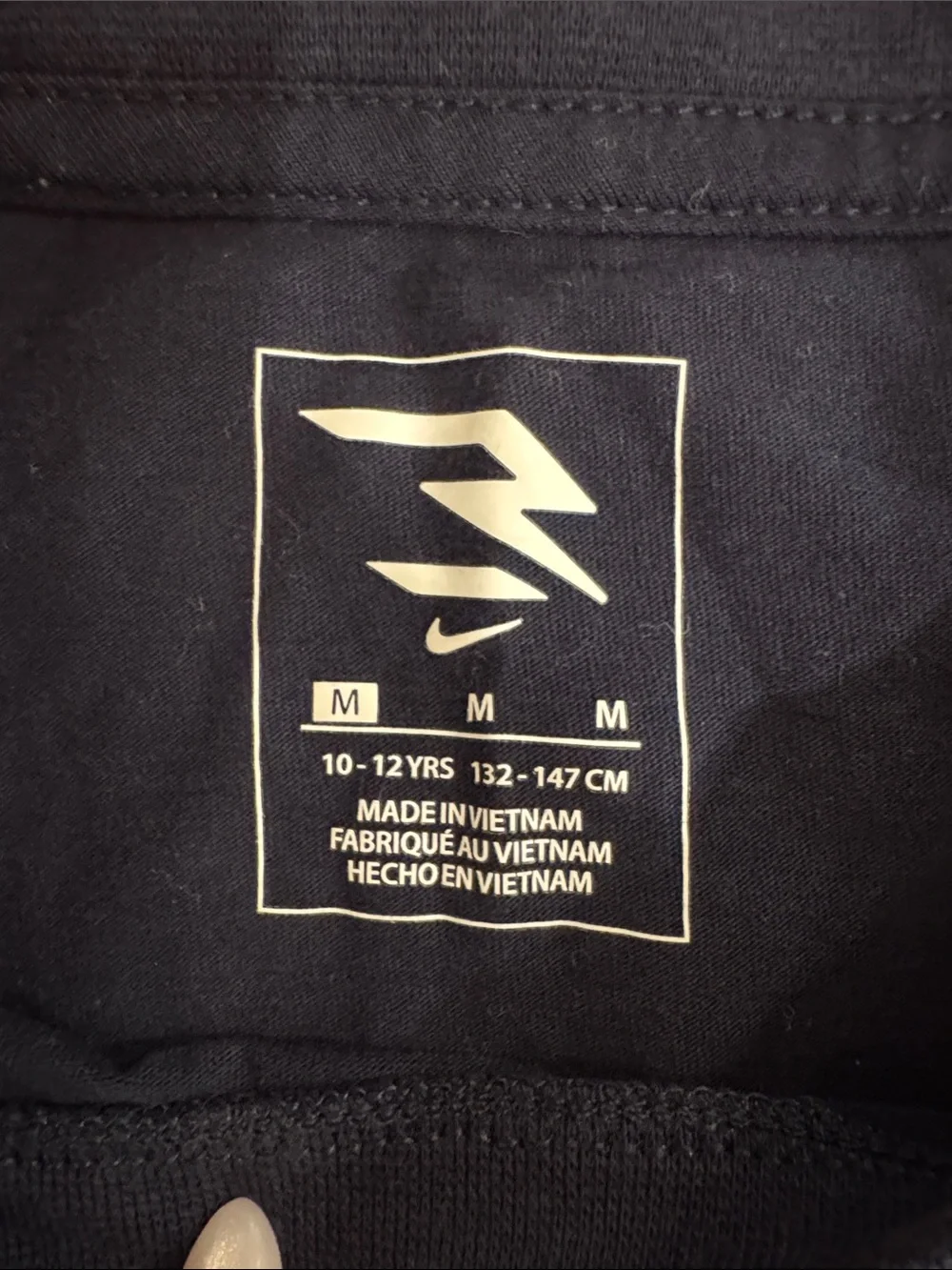 (4) T-shirts. 10/12 size. Nike, Marvel & Cat n Jack